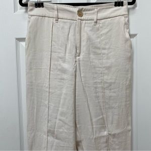 A New Day High Waisted Cream Tailored Pants